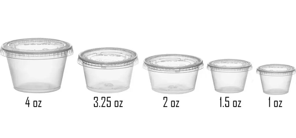 [COS] Contenants à portions en plastique