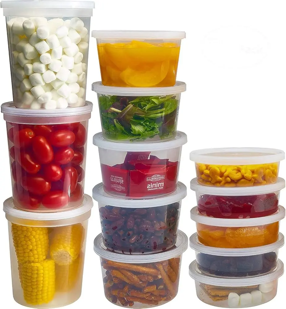 [CCO] Gobelets et contenants en plastique transparent